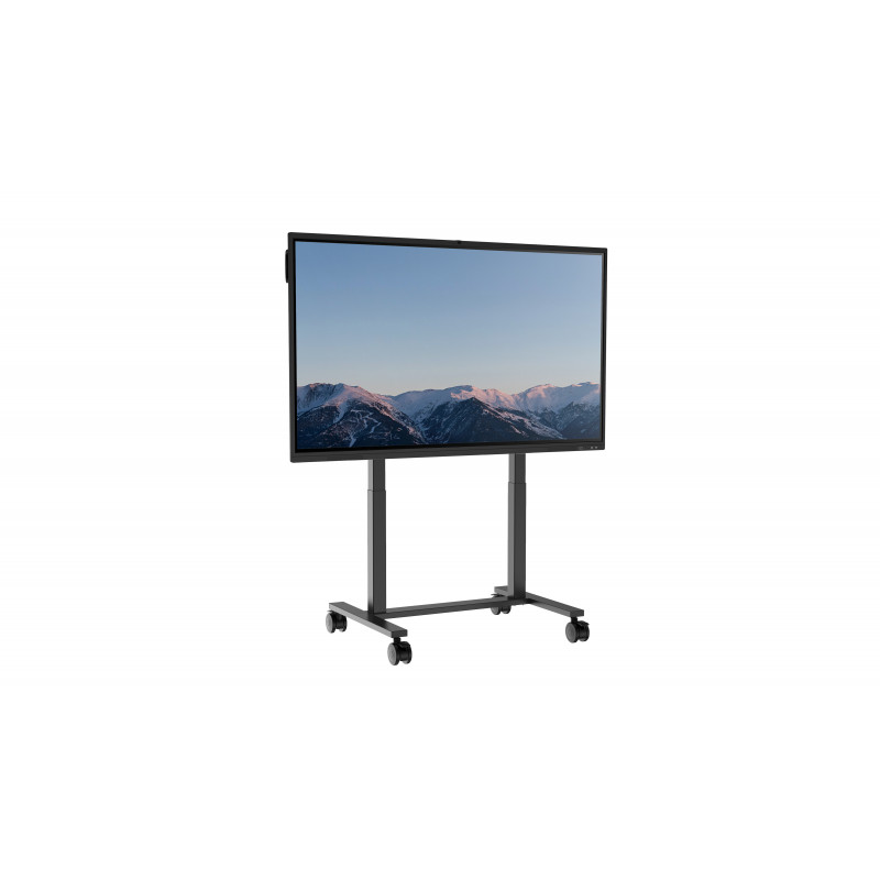 MAXHUB EST09 mobilus ekrano stendas 55 inch-86 inch ekranams, 120 kg apkrova, VESA iki 900x600, juodas