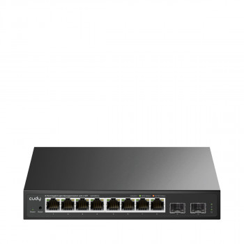Cudy GS108ES2 8 prievadų Gigabit Ethernet komutatorius su 2 SFP uplink