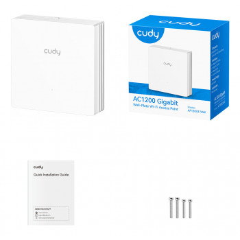 Cudy AC1200 dviejų dažnių sieninis prieigos taškas AP1300E WALL