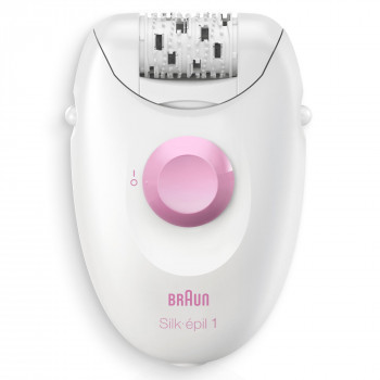 Braun Silk-épil 1 SE1-000 epiliatorius (balta/rožinė) 7500435224949