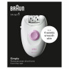 Braun Silk-épil 1 SE1-000 epiliatorius (balta/rožinė) 7500435224949