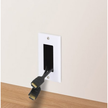 MANHATTAN CL3 4K@60Hz didelės spartos HDMI kabelis su Ethernet, skirtas montuoti sienose, 5 m, juodas (356978)