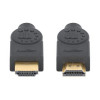 MANHATTAN CL3 4K@60Hz didelės spartos HDMI kabelis su Ethernet, skirtas montuoti sienose, 5 m, juodas (356978)