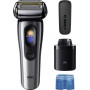 Braun NEVO 17000cc elektrinė skustuvė su Clean&Charge stotimi, 5 režimai, 360° galvutė, chromas/sidabras 349659