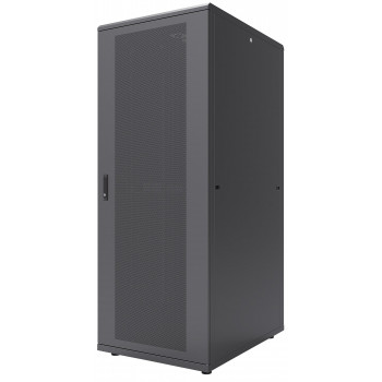 Intellinet 42U 19 inch tinklo spintelė, juoda RAL 9005, 600x1000mm, stiklinės priekinės durelės su užraktu 713733
