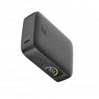 Cellularline Powerview IQ nešiojamas įkroviklis (power bank) 10000 mAh, 45 W, USB-C / USB-A, IQ ekranas 61435