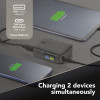 Cellularline Powerview IQ nešiojamas įkroviklis (power bank) 10000 mAh, 45 W, USB-C / USB-A, IQ ekranas 61435