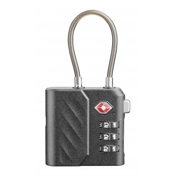 Cellularline TRACY LOCK išmanusis pakabinamas užraktas su Bluetooth sekikliu per Apple Find My, juodas 61302