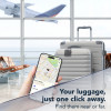 Cellularline TRACY LOCK išmanusis pakabinamas užraktas su Bluetooth sekikliu per Apple Find My, juodas 61302