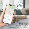 Cellularline TRACY TAG Bluetooth sekiklis, skirtas Apple Find My, juodas 60994