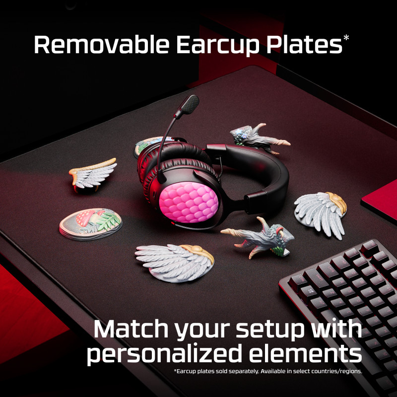 HyperX Cloud III S Wireless belaidės žaidimų ausinės Lavender D95DFAA