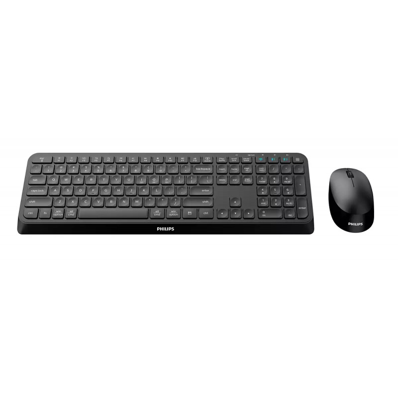 PHILIPS SPT6407B belaidis klaviatūros ir pelės rinkinys, juodas