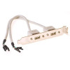 ACT SB2400 8 vietų elektros skirstytuvas su 2 USB-A įkrovimo prievadais, 1,5 m kabeliu, juodas