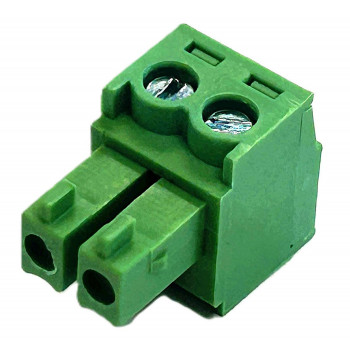VIVOLINK 2 kontaktų žaliasis Phoenix jungtis, 5,08 mm žingsnis, varžtinė jungtis, 12 A, 320 V