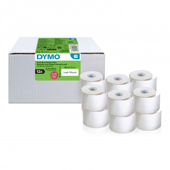 DYMO LabelWriter vardinių etikečių ritinys, 89 x 41 mm, baltos, nuimamos lipniosios, 150 etikečių (2234183)