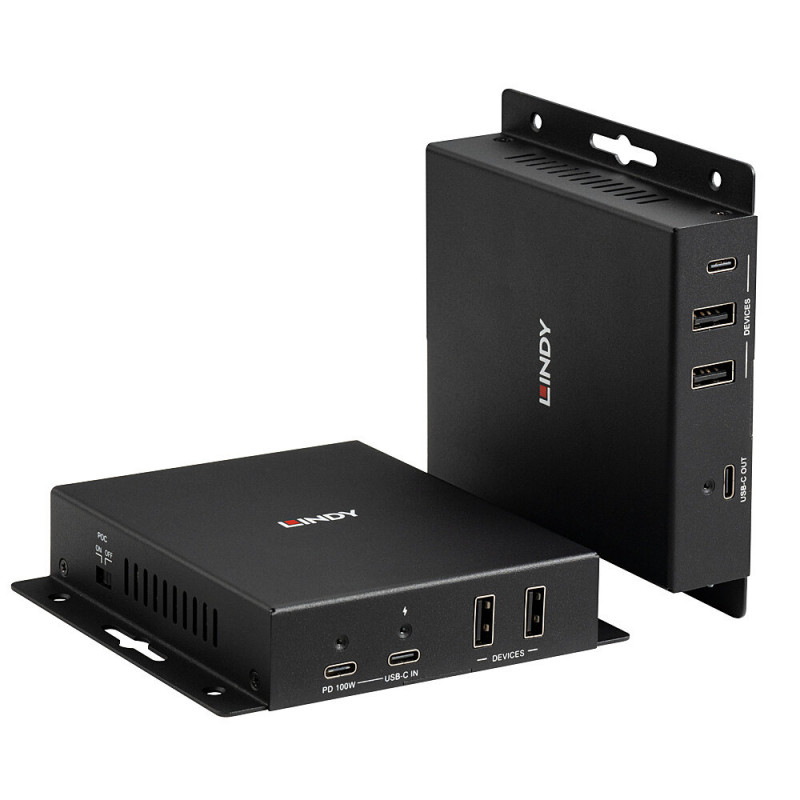 Lindy 100m Cat.6A Type C 4K60 vaizdo ir duomenų HDBaseT 3.0 prailgintuvas (39347)