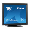 Iiyama ProLite T1531SR-B5 15 colių jutiklinis LED monitorius - 1024 x 768, TN, HDMI/VGA/DisplayPort, garsiakalbiai, matinis juodas
