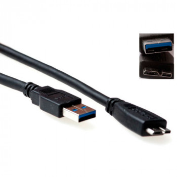 ACT Advanced Cable Technology SB3031 USB-A į Micro-USB B laidas, 2 m, juodas