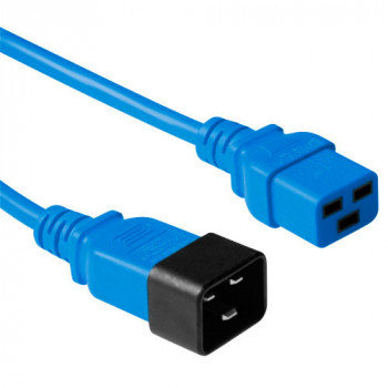 ACT Advanced Cable Technology C19 į C20 maitinimo kabelis 1,2 m mėlynas (AK5093)