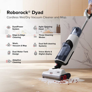 Roborock Dyad šlapio ir sauso valymo siurblys, juodas WD1S1A51-01
