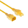 ACT maitinimo laidas C14 - C15 geltonas 1,2 m (AK5307)