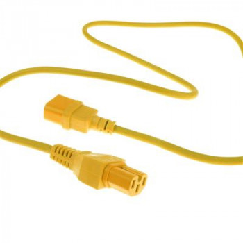 ACT maitinimo laidas C14 - C15 geltonas 1,2 m (AK5307)
