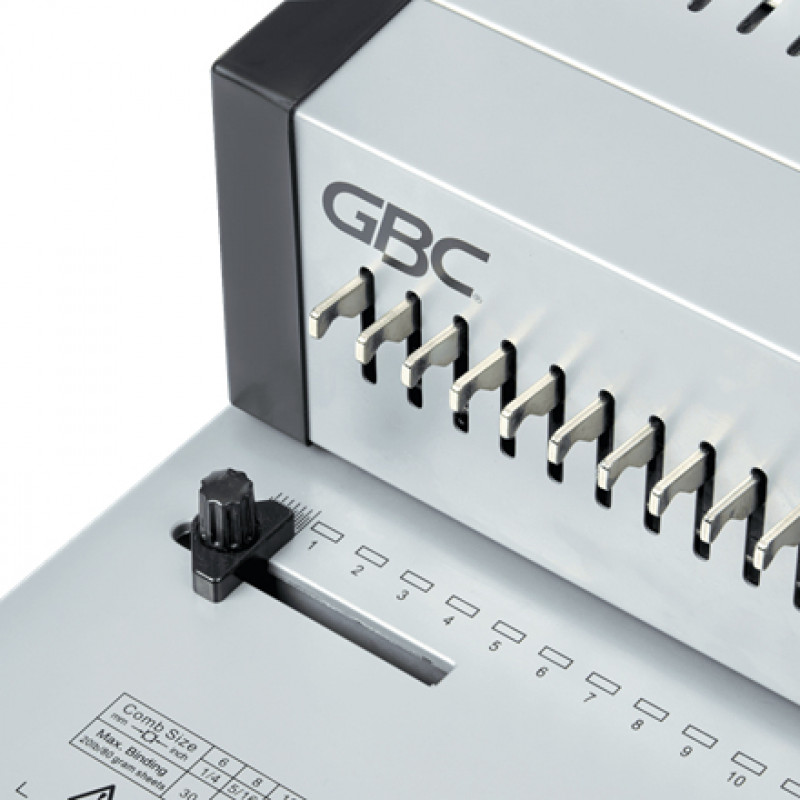 GBC CombBind CB25Pro plastikinių spiralių įrišimo mašina, A4, 25 lapų perforavimas, 500 lapų įrišimas, visas metalinis 4410037