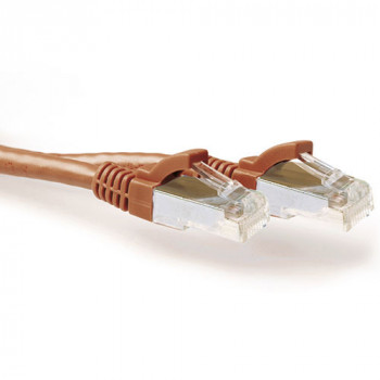 ACT FB2207 7m Cat6a S/FTP tinklo kabelis, rudas