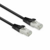 ACT juodas 5 m LSZH U/FTP CAT8 datacenter slimline tinklo kabelis su snagless RJ45 (FB8105)