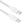 ACT USB 2.0 240W įkrovimo/duomenų kabelis USB-C į USB-C, baltas, 2m (AC3085)