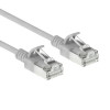 ACT Grey 1,5 m LSZH S/FTP CAT6A slimline tinklo kabelis su apsauginiais RJ45 (DB7051)