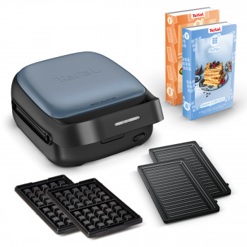 Tefal SW8674 Snack Collection sumuštinių ir vaflių keptuvė Aqua