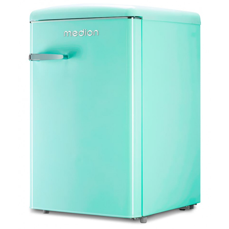 Medion MD37790 Retro šaldytuvas turkio spalvos, 90 l bendros talpos, E energijos klasė