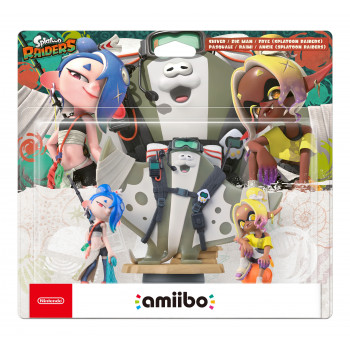 Nintendo Splatoon Raiders amiibo 3 rinkinys: Mako, Muri ir Mantaro (Deep Cut) - NFC figūrėlės Switch konsolėms
