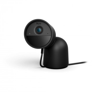 Philips Hue Secure Wired Camera su stovu, 2K vaizdo raiška, juoda