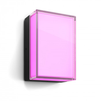 Philips Hue WACA Scenova stačiakampė sieninė lempa, juoda