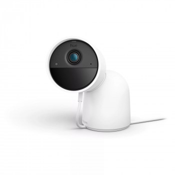 Philips Hue Secure Wired Camera su stovu, balta