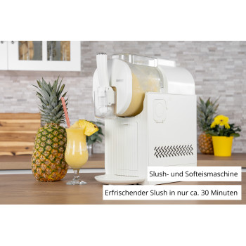 Unold 48965 Sofia 2-in-1 ledų ir šerbeto aparatas, 1,5 l, 150 W, 5 programos, juodas