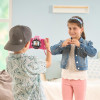 VTech Kidizoom Duo FX rožinis skaitmeninis fotoaparatas su dvigubais objektyvais, 5MP, 2,4 colio spalvotas LCD, žaidimai, microSD lizdas, USB, 4x AA 80-519954