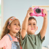 VTech Kidizoom Duo FX rožinis skaitmeninis fotoaparatas su dvigubais objektyvais, 5MP, 2,4 colio spalvotas LCD, žaidimai, microSD lizdas, USB, 4x AA 80-519954