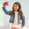 VTech Kidizoom Duo FX rožinis skaitmeninis fotoaparatas su dvigubais objektyvais, 5MP, 2,4 colio spalvotas LCD, žaidimai, microSD lizdas, USB, 4x AA 80-519954