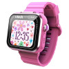 VTech KidiZoom Smart Watch MAX rožinis vaikų išmanusis laikrodis su dvigubomis kameromis, 20+ žaidimų, aktyvumo stebėjimu, atsparus purslams