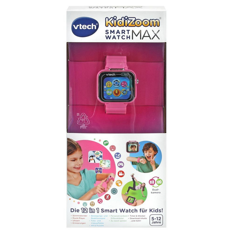 VTech KidiZoom Smart Watch MAX išmanusis laikrodis, rožinis