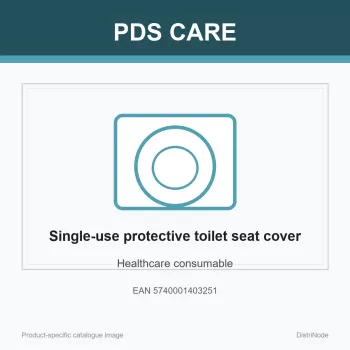 Vienkartinis apsauginis tualeto sėdynės užvalkalas PDS CARE