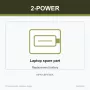 2-Power CBP3760A baterija nešiojamam kompiuteriui