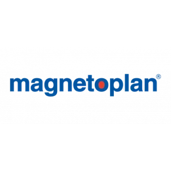 magnetoplan magnetinis kabliukas Magnetoplan, baltas, 47 mm skersmens (52647)