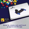 LEGO Technic Planeta Žemė ir Mėnulis Orbitoje Kosminis Žaidimų Rinkinys Vaikams Nuo 10 Metų Saulės Sistema Konstruktorius su Planetomis