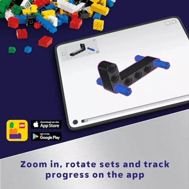 LEGO Technic Planeta Žemė ir Mėnulis Orbitoje Kosminis Žaidimų Rinkinys Vaikams Nuo 10 Metų Saulės Sistema Konstruktorius su Planetomis