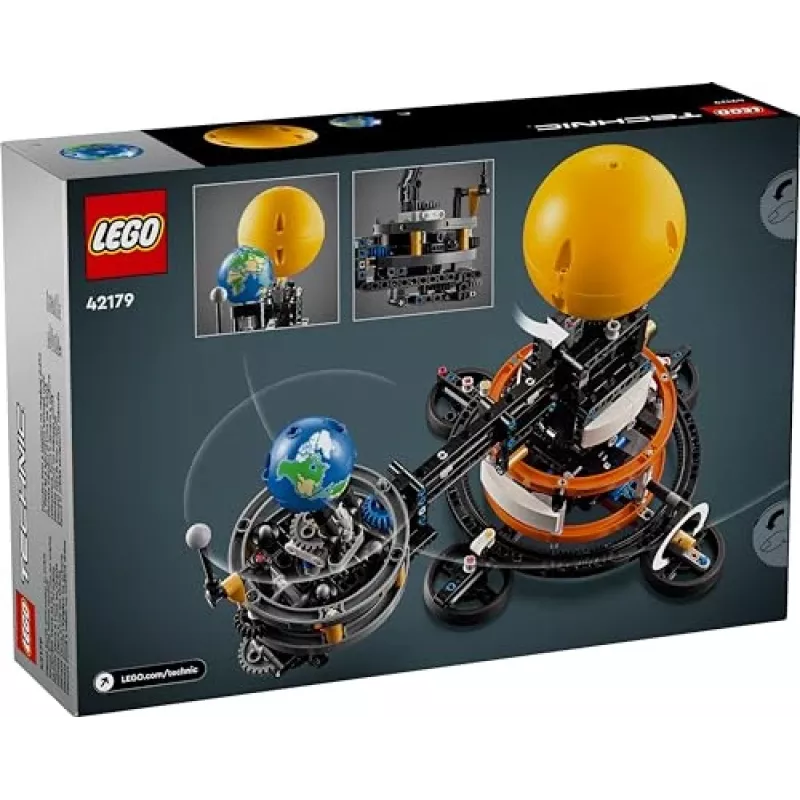 LEGO Technic Planeta Žemė ir Mėnulis Orbitoje Kosminis Žaidimų Rinkinys Vaikams Nuo 10 Metų Saulės Sistema Konstruktorius su Planetomis