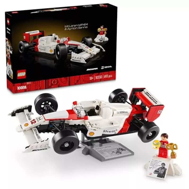 LEGO ICONS McLaren MP4/4 Ayrton Senna 10330 – surinkimo modelis